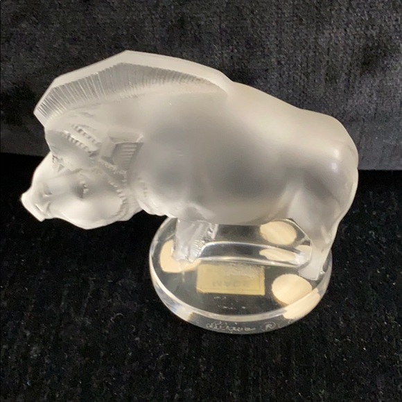Lalique Other - Lalique Crystal Figurine, Wild Boar